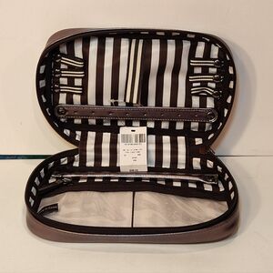 Nwt! Henri bendel metallic travel jewelry case